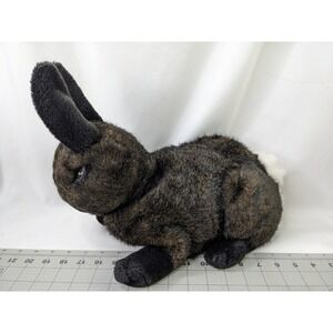Folkmanis Brown Rabbit Puppet Plush Full Body Folktails 14 Inch Tall Stuffed Toy